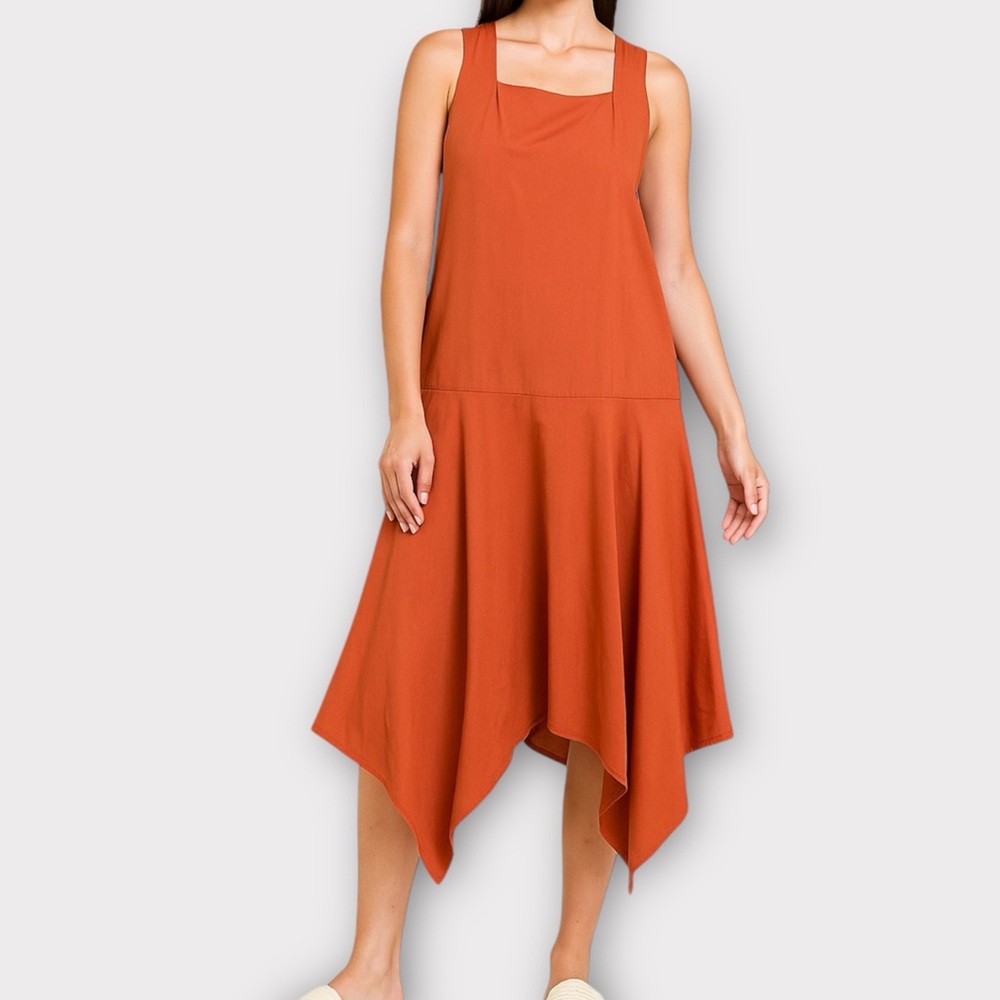 Atelier Humanoid Women’s Dress Midi Lagenlook Witchy Autumn Prairie Cottagecore